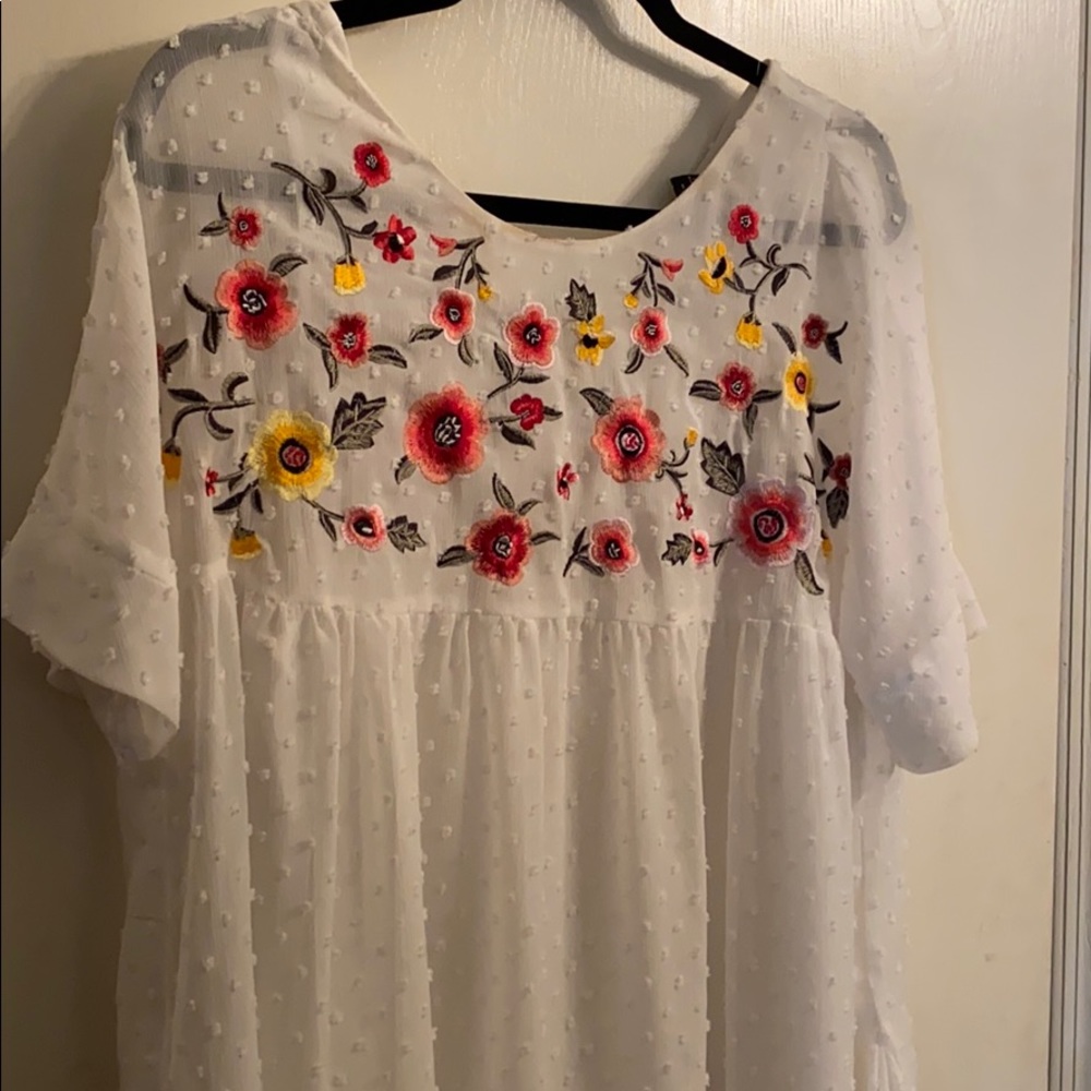 Embroidered dress